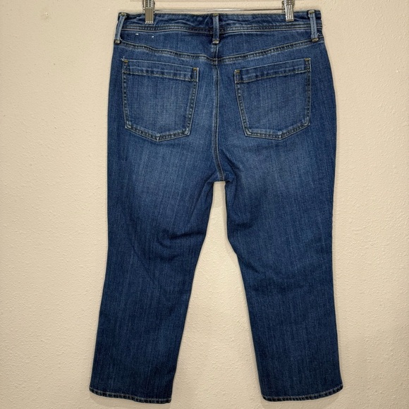 Talbots Demi Boot Crop Jean Medium Wash Denim High Rise Women’s Size 10 - Picture 2 of 12